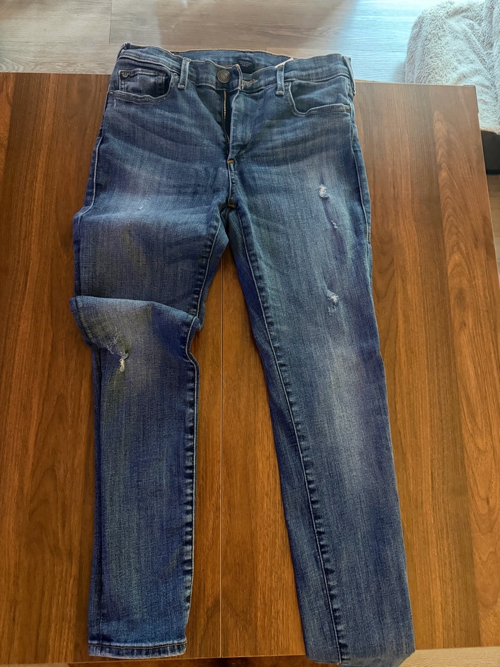 True Religion Women's Skinny Jeans in Dark Blue Denim